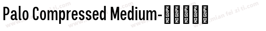 Palo Compressed Medium字体转换